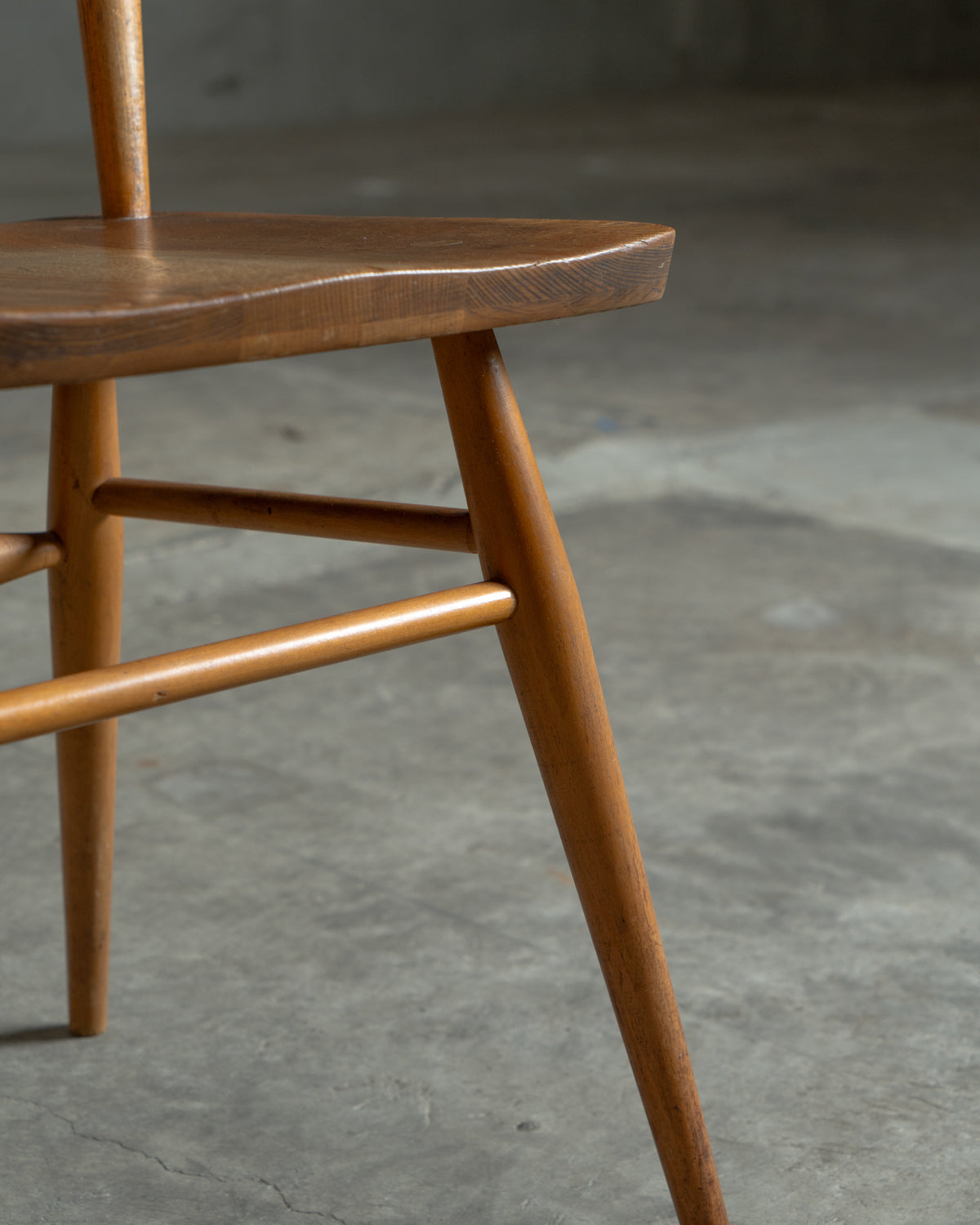 No.391 / ERCOL｜北欧ヴィンテージ ビーチ材 ダイニングチェア