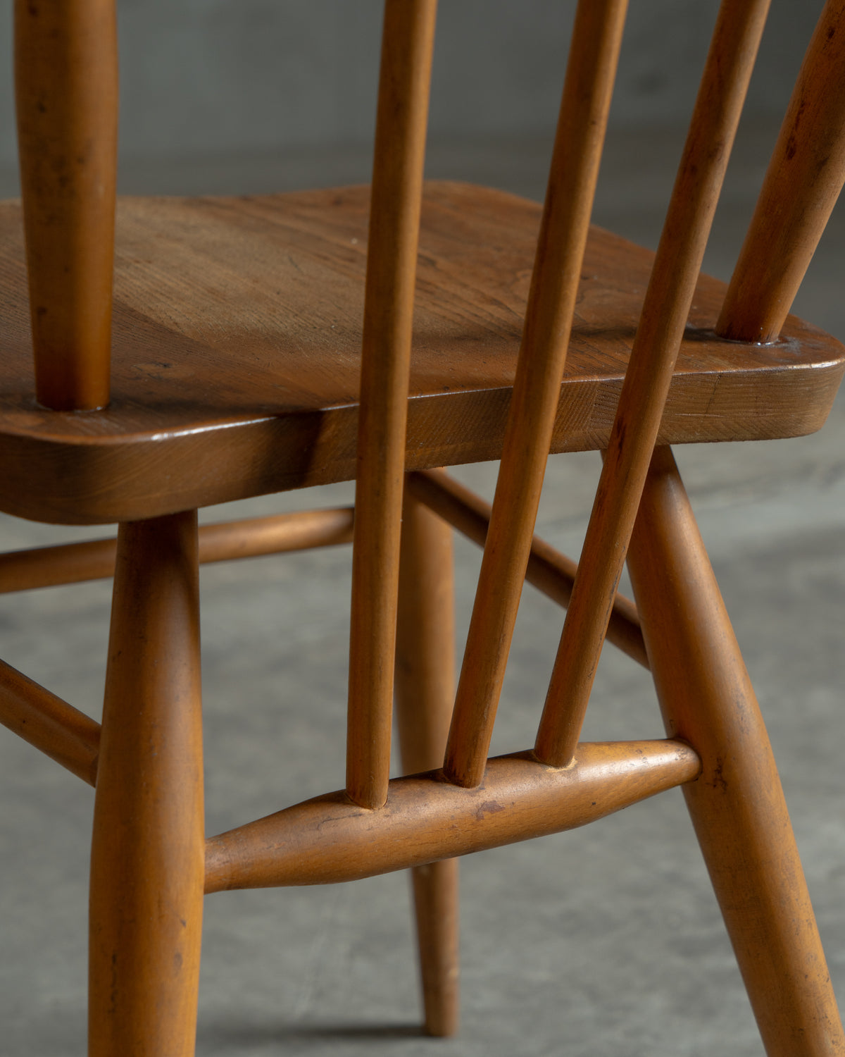 No.391 / ERCOL｜北欧ヴィンテージ ビーチ材 ダイニングチェア