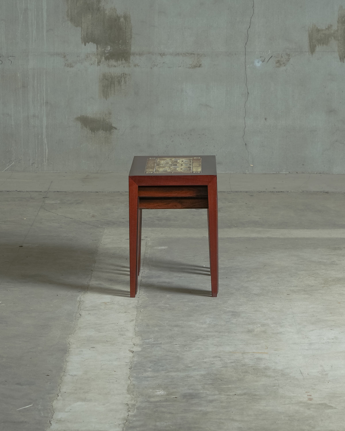 BACKシリーズ / Severin Hansen / Haslev×Royal Copenhagen｜北欧ヴィンテージ タイルトップ ネストテーブル