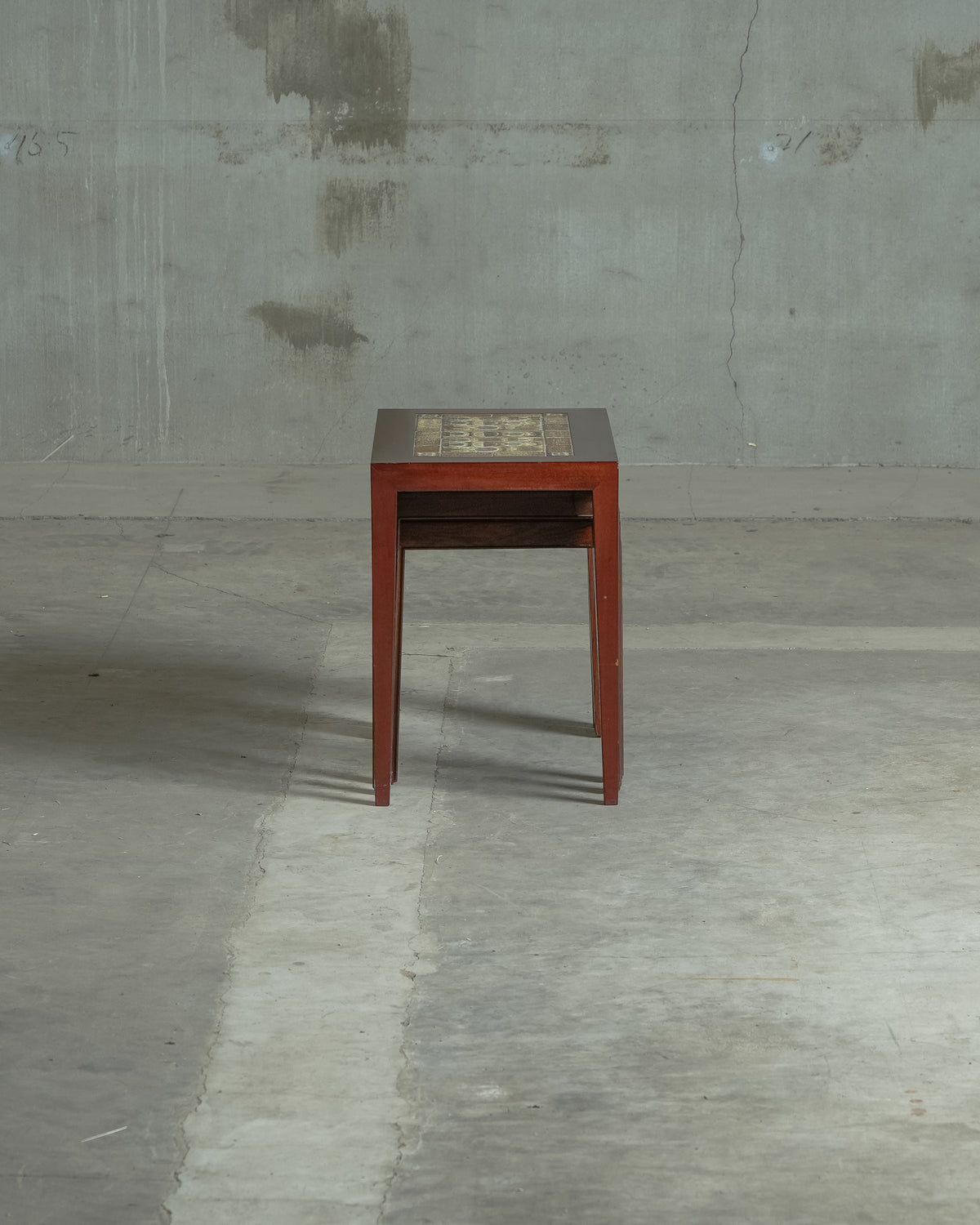 BACKシリーズ / Severin Hansen / Haslev×Royal Copenhagen｜北欧ヴィンテージ タイルトップ ネストテーブル