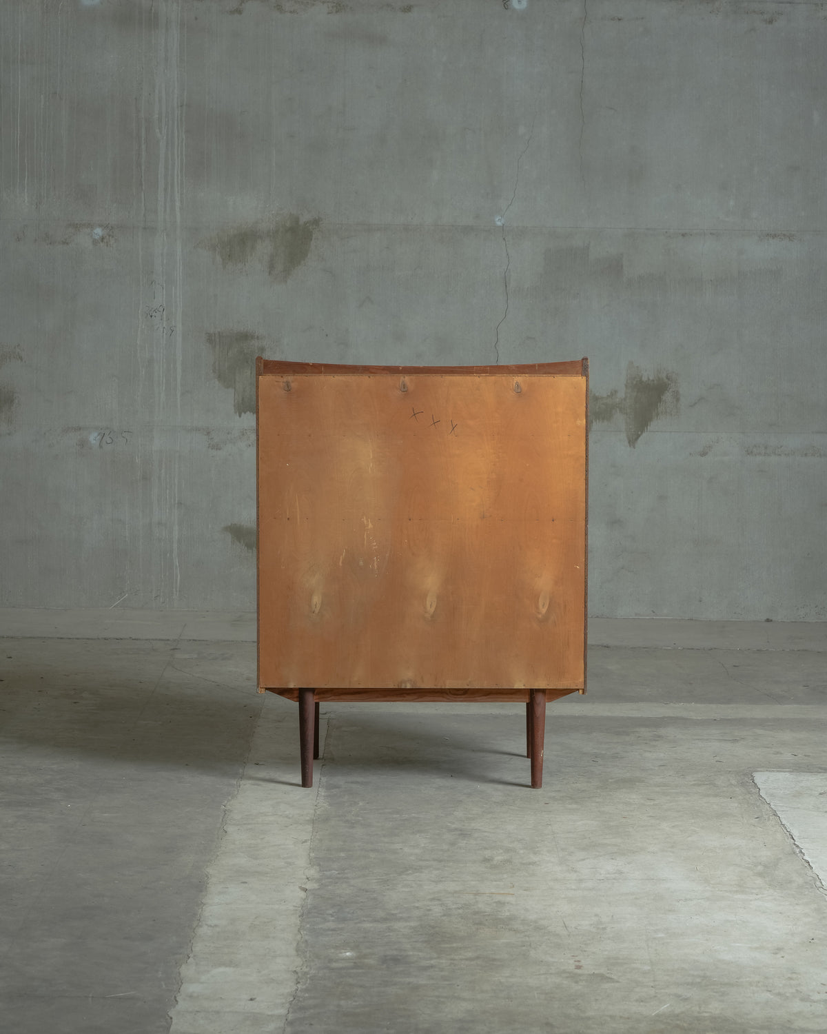 Gunnar Falsig / Mobelfabrik Holstebro｜北欧ヴィンテージ チーク材、ガラス ビューロー