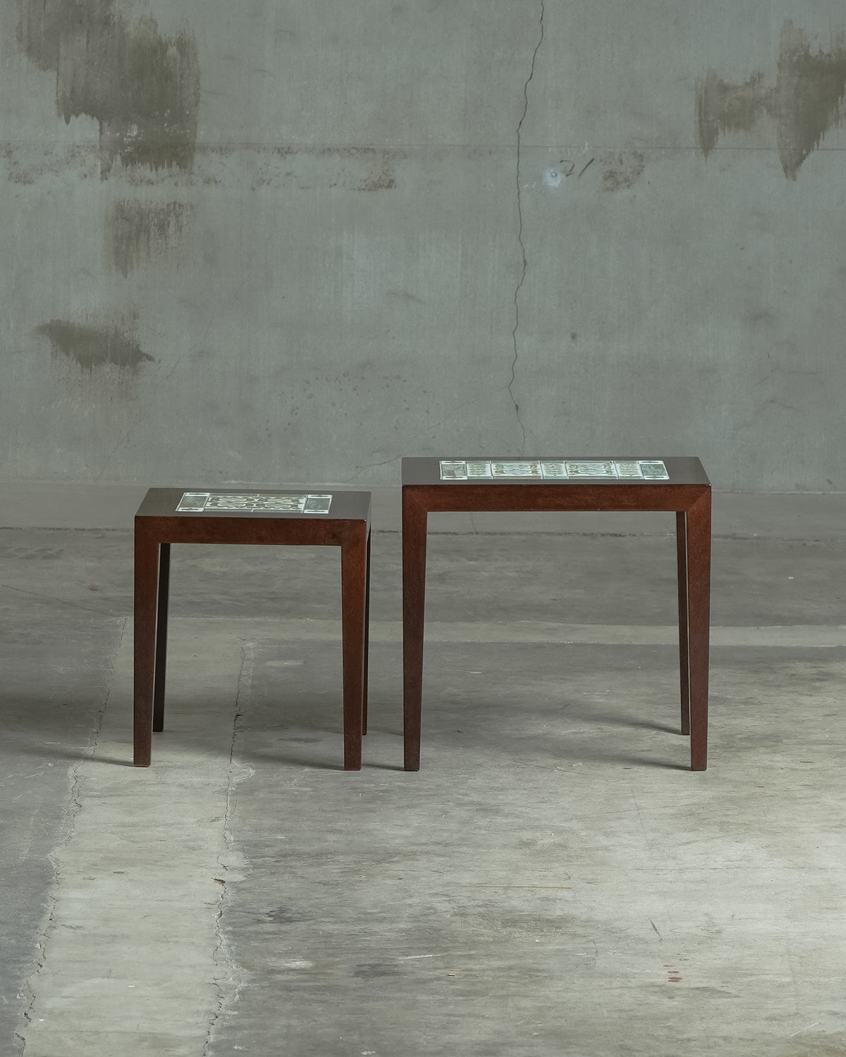 TENERAシリーズ / Severin Hansen / Haslev×Royal Copenhagen｜北欧ヴィンテージ タイルトップ ネストテーブル