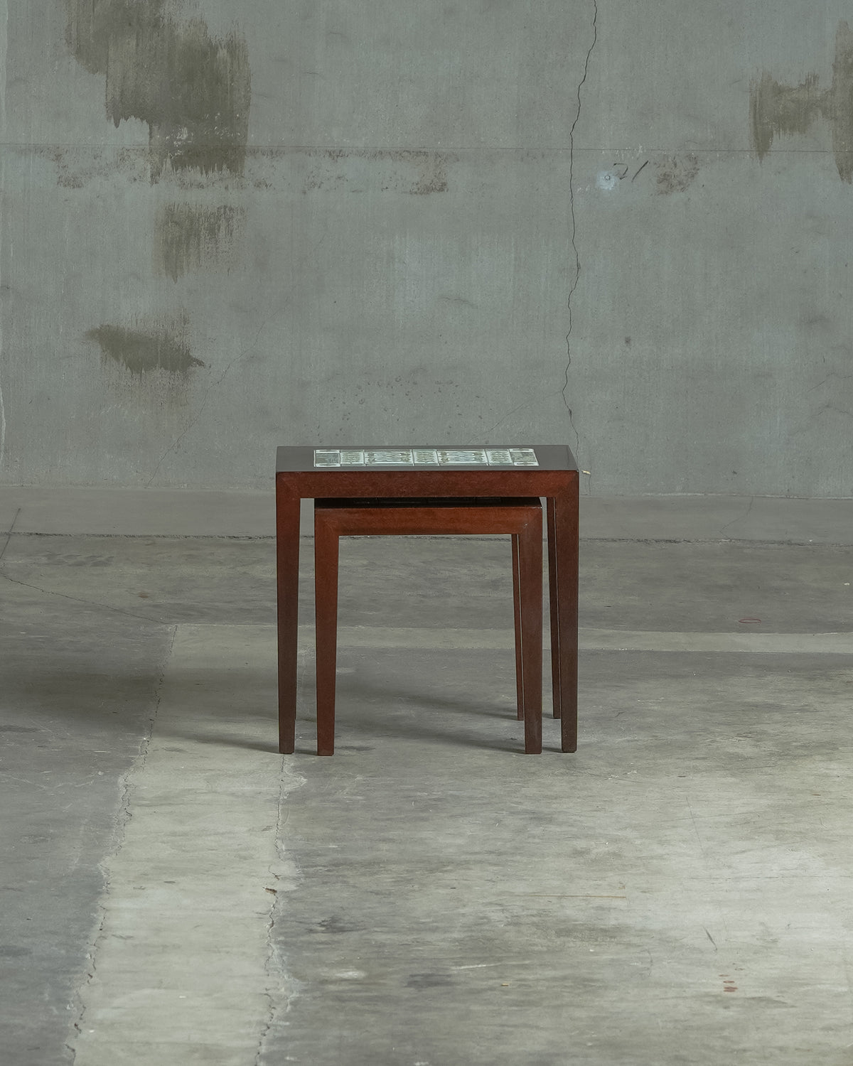 TENERAシリーズ / Severin Hansen / Haslev×Royal Copenhagen｜北欧ヴィンテージ タイルトップ ネストテーブル
